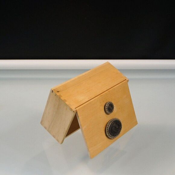 Decorative Wooden Storage Box Jewelry Box Stash Box Keepsakes Box - Picture 4 of 6